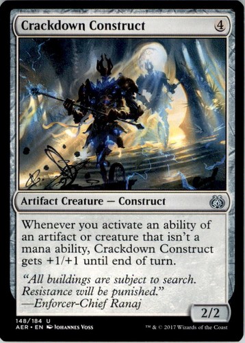Mtg crackdown construct - construct,
